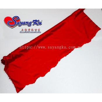 Classic Red Shining Decoration Silk Satin Net Cloth Fabric ( 45 inch Width ) / Meter