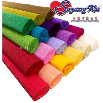 (New) Crepe Paper Roll / Kertas Crepe Paper (1 Roll)