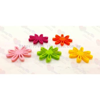 (ReadyStock) Felt Flower kraftangan decor (10 pcs)