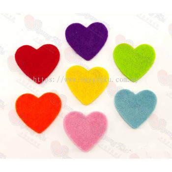 (Ready Stock)(M) Felt Love Kraftangan  decor(10 pcs)