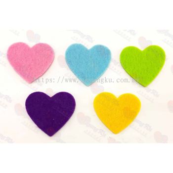 (ReadyStock) Felt Love(L) kraftangan decor (10 pcs)