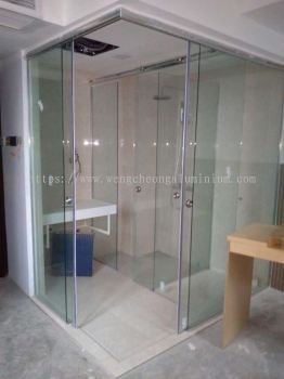 SHOWER SCREEN TEMP GLASS (SLIDING DOOR)