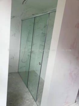 SHOWER SCREEN TEMP GLASS (SLIDING DOOR)