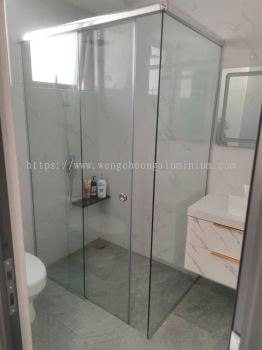 SHOWER SCREEN TEMP GLASS (SLIDING DOOR)