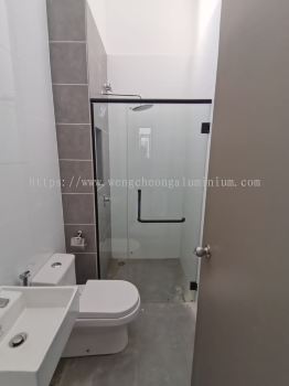 SHOWER SCREEN TEMP GLASS ( SWING DOOR )