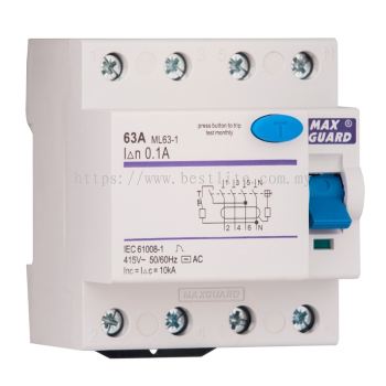 Residual Current Operated Circuit Breakers (RCCB)