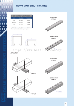 Heavy Duty Strut Channel 