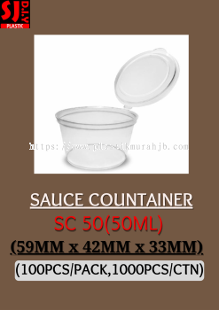 (SC50) SAUCE COUNTAINER