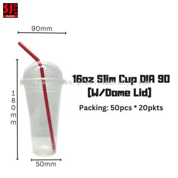 HORNBOY 16OZ SLIM CUP (W/DOME LID)