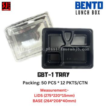 GBT-1 BENTO BOX (5 COMP)