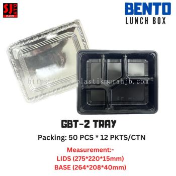 GBT-2 BENTO BOX (5 COMP)