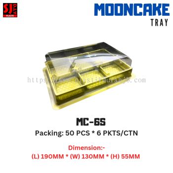 MC-6S 6PCS SMALL MOONCAKE TRAY