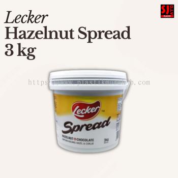 LECKER HAZELNUT COKLAT SPREAD 3KG