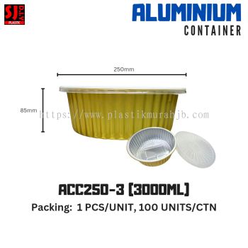 ACC250-3 (3000ML) ALUMINIUM CONTAINER 