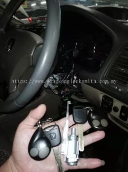 Done repair Honda car lock (There is a problem with the car lock, sometimes it can’t be turned on)