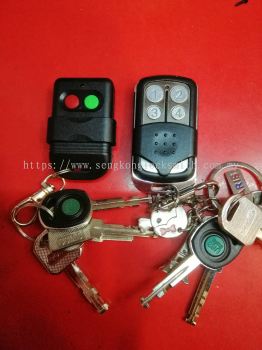 Duplicate remote control and house key