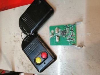 repair gate remote control botton