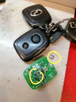 change car remote button