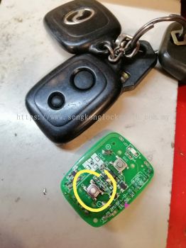 change car remote button