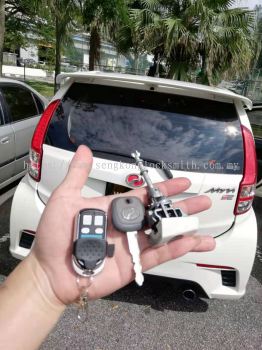 myvi car key all lost