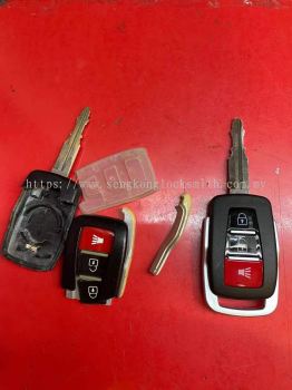 change proton exora car key control cover