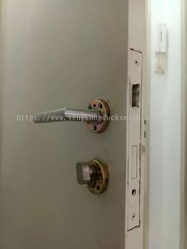 change mzin door lock (cylinder lock)