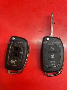 car flip key control cover hyundai 