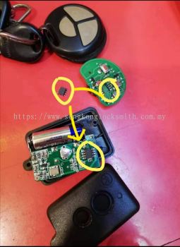 repair Toyota vios ncp93 car remote control