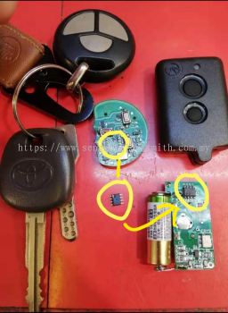 repair Toyota vios ncp93 car remote control