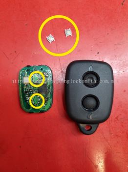 replace Toyota avanza car remote control button