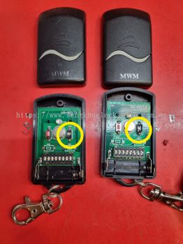 repair MWM auto gate remote control