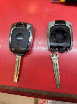 change ssangyong car remote control casing