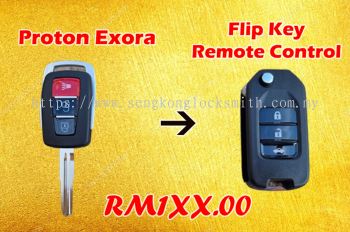 promotion proton exora car flip key remote control