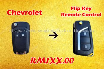 promotion chevrolet car flip key remote control