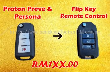 promotion proton preve/persona car flip key remote control