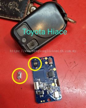 repair Toyota hiace car remote control