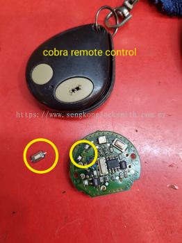 repair cobra alarm  remote control