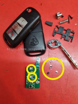 repair proton saga car remote control