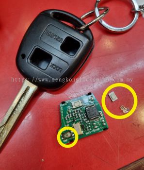 repair toyota harrier car remote control