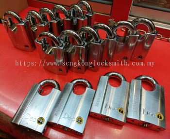 Deco 50mm padlock master key system