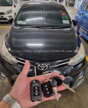 toyota vios car key with remote control duplicate