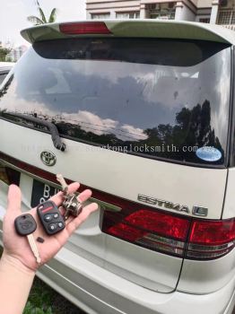 toyota estima car key all lost