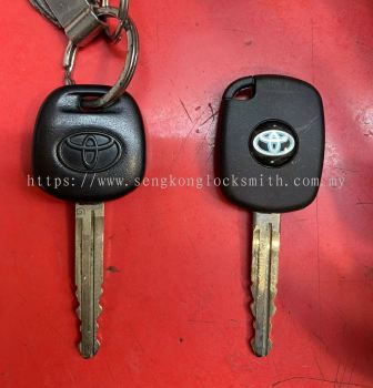 toyota car key with chip