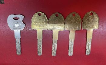 anti-theft door key