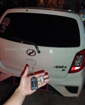 perodua axia car key all lost