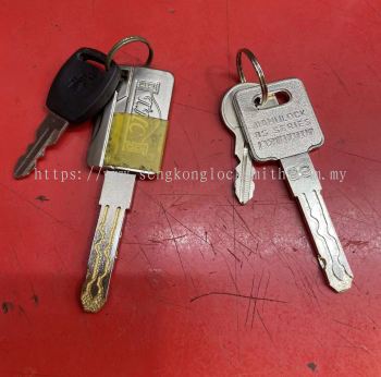 anti-theft door lock key