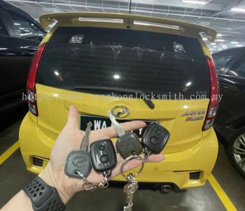 duplicate myvi car remote control and key with chip