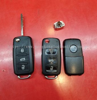 volkswagen car key control casing