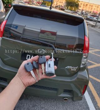 repair myvi car key all lost