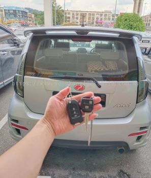 duplicate Myvi Passo car key with remote control